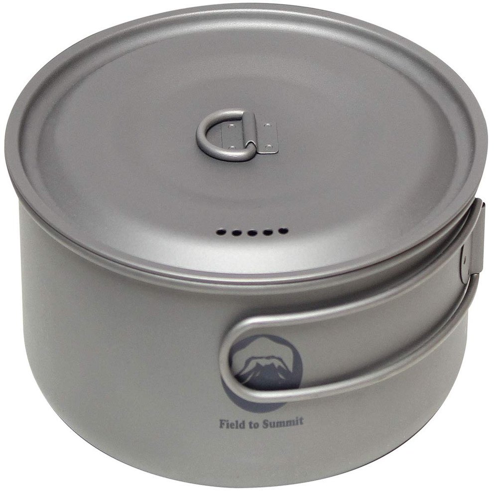 Fujimi Sangyo OF-CATC Titanium Cooker, Silver, Pot: Approx. 5.7 x 2.8 inches (14.5 x 7 cm)