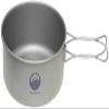 Fujimi Sangyo OF-CATC Titanium Cooker, Silver, Pot: Approx. 5.7 x 2.8 inches (14.5 x 7 cm) view 3