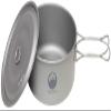 Fujimi Sangyo OF-CATC Titanium Cooker, Silver, Pot: Approx. 5.7 x 2.8 inches (14.5 x 7 cm) view 4