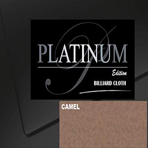 DB Entertainment Company Platinum Edition Billiard Pool Table Fabric Cloth Bed and Rails Pre-Cut (18 Colors) 7' 8' 8'OS 9' 10' Tables (Camel, 8' Oversize Billiard Pool Table Cloth)
