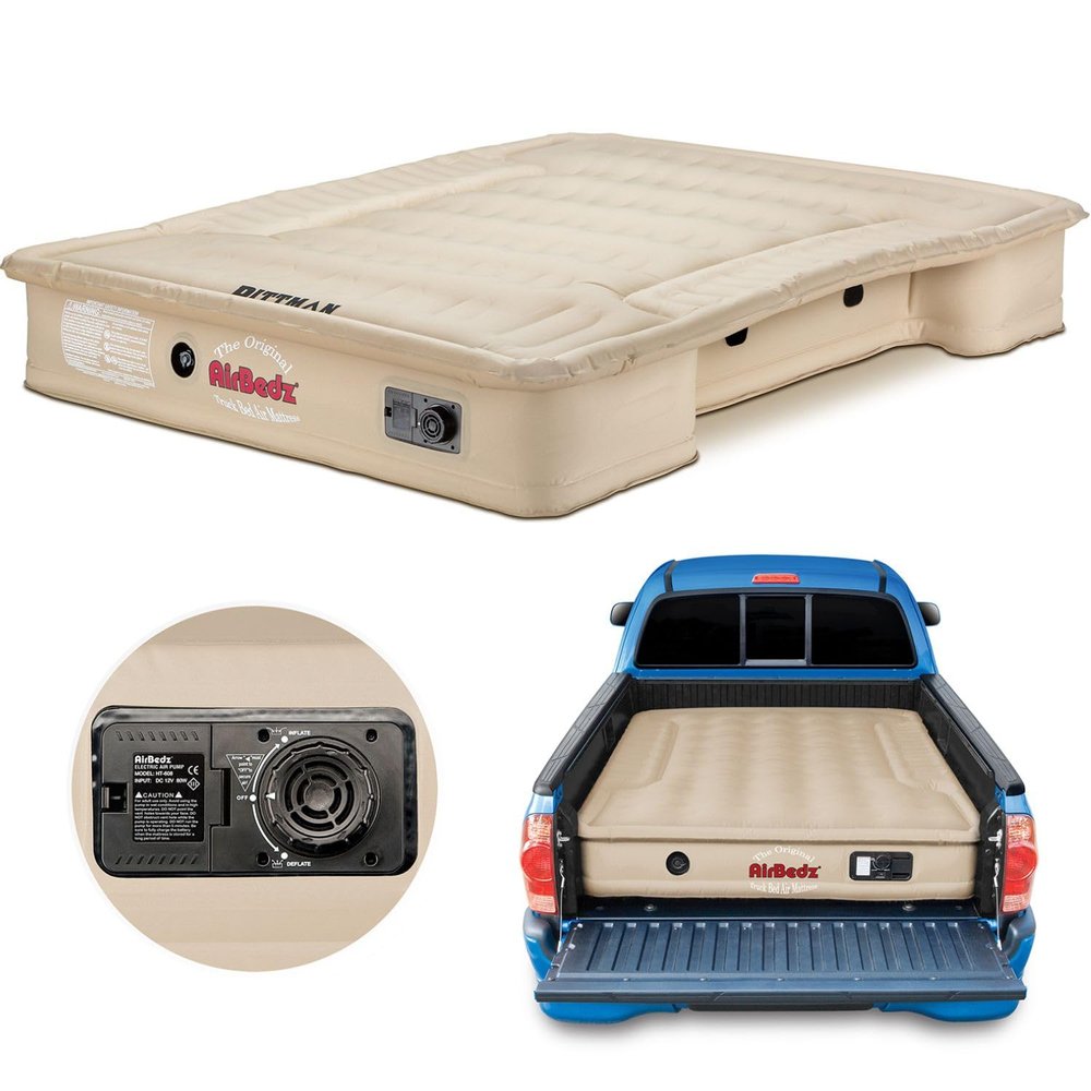 Pittman Outdoors AirBedz Truck Bed Mattress, Tan, Mid Size 6 to 6.5 Ft