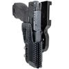 Pro Heavy Duty Competition Holster fits Heckler & Koch VP9 4.09in (Right-Hand Draw, Black/Carbon Fiber) view 1