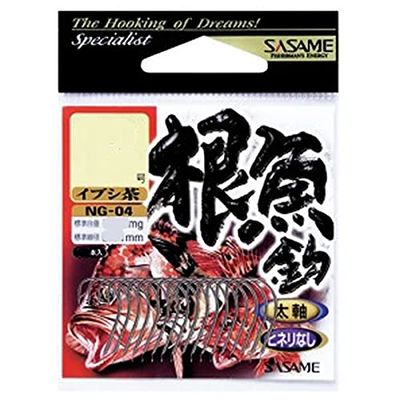 Sasame NG-04 Root Fish Hook, Brown, No. 12