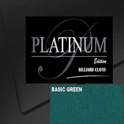 DB Entertainment Company Platinum Edition Billiard Pool Table Fabric Cloth Bed and Rails Pre-Cut (18 Colors) 7' 8' 8'OS 9' 10' Tables (Basic Green, 7' Billiard Pool Table Cloth)