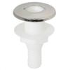 Five Oceans FO2558 White Straight Thru-Hull Fitting Connection for Hose, 3/4 inches, Injection Molded Polypropylene, AISI316 Stainless Steel Head, Barbed FO-2558-1 view 1
