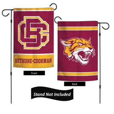 Bethune-Cookman Wildcats Garden Flag 12.5 x 18 Inch Double Sided College Yard Banner Flag Is Printed in the USA and Licensed by Wincraft