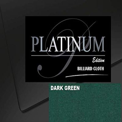DB Entertainment Company Platinum Edition Billiard Pool Table Fabric Cloth Bed and Rails Pre-Cut (18 Colors) 7' 8' 8'OS 9' 10' Tables (Dark Green, 7' Billiard Pool Table Cloth)