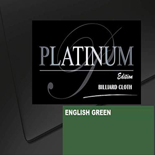 DB Entertainment Company Platinum Edition Billiard Pool Table Fabric Cloth Bed and Rails Pre-Cut (18 Colors) 7' 8' 8'OS 9' 10' Tables (English Green, 10' Billiard Pool Table Cloth)