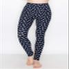ALWAYS High Waisted Leggings for Women - Premium Buttery Soft Yoga Workout Stretch Navy Flamingo Print Pants Plus Size view 3