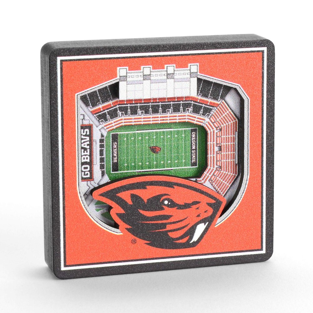YouTheFan NCAA Oregon State 3D StadiumView Magnets - Reser Stadium