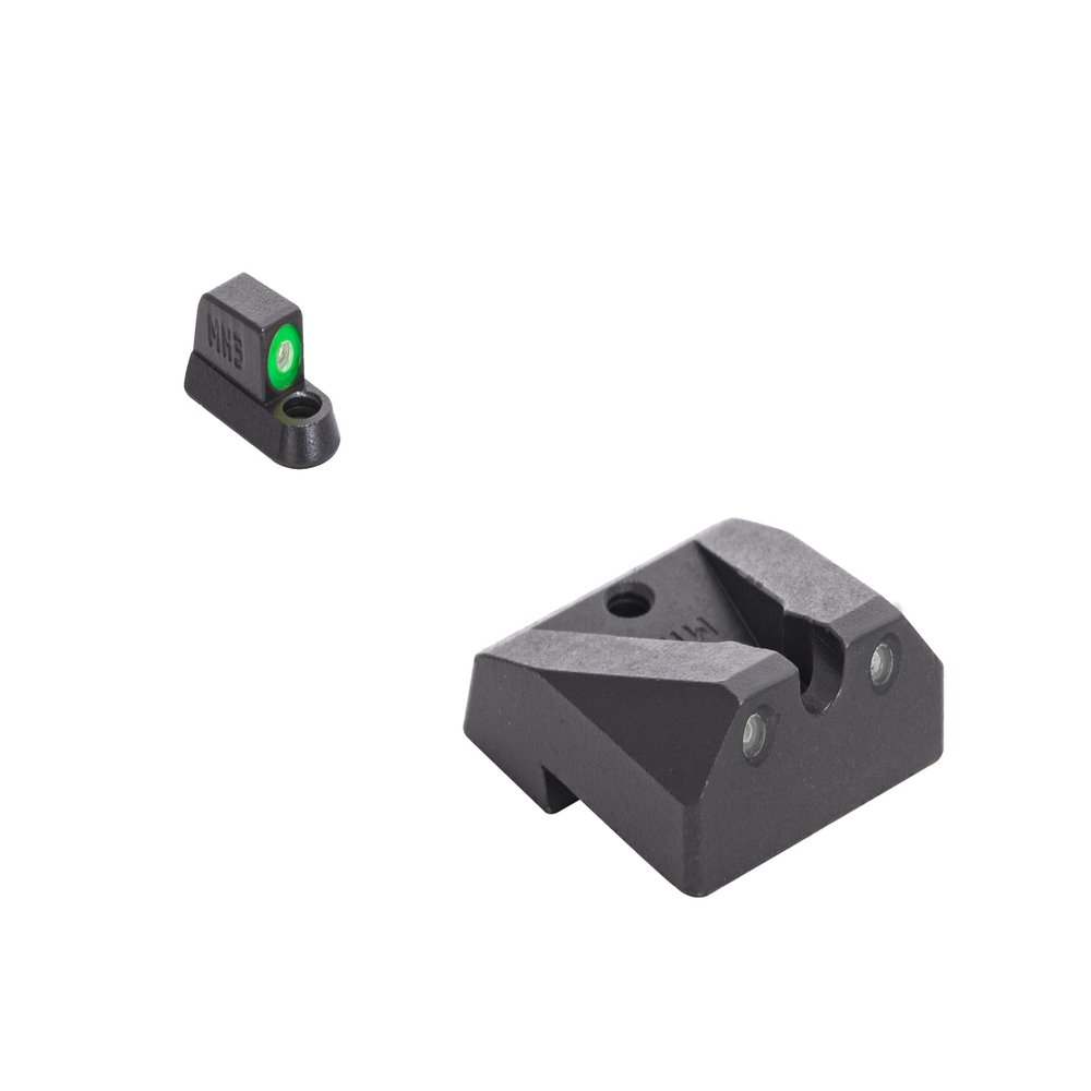 Meprolight Hyper-Bright CZ Shadow 2 Green Ring/Green Fixed Pistol Sight Set (0477873111)