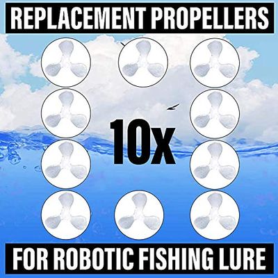 UFISH Robotic Fishing Lure 10X Replacement Propellers