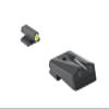 Meprolight Hyper-Bright Kimber 1911 Wedge Fixed Pistol Sight Set, Yellow Ring/Green Dot, Tritium Illumination (0412213121) view 1