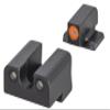 MEPRO Hyper-Bright tritium Night Sights Compatible with Canik TP Series Green tritium, Orange Colored Front Ring, U-Notch Rear by Meprolight view 1