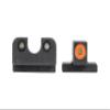 MEPRO Hyper-Bright tritium Night Sights Compatible with Canik TP Series Green tritium, Orange Colored Front Ring, U-Notch Rear by Meprolight view 4
