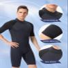 FLEXEL Shorty Wetsuit for Men and Women, 2mm 3mm Neoprene Back Zip Diving Suit Keep Warmth in Cold Water for Diving Snorkeling Surfing Swimming view 4