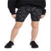 Yummie womens Mel Printed Cotton Stretch Shaping Biker Shorts, Heather Charcoal Camo, Medium US view 1