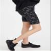 Yummie womens Mel Printed Cotton Stretch Shaping Biker Shorts, Heather Charcoal Camo, Medium US view 4
