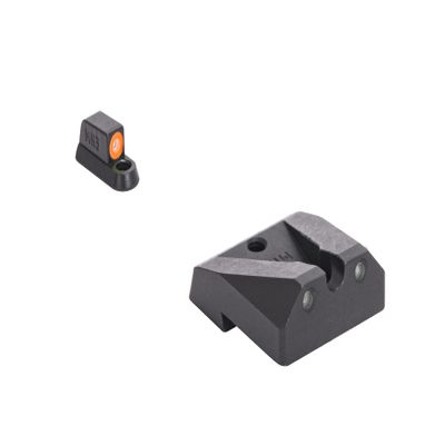 Meprolight Hyper-Bright CZ Shadow 2 Pistol Sight Set, Orange Ring/Green, Fixed Handgun Sight (0477873131)