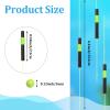 100 Pieces Fishing Bobber Float Stops Bobber Stop String Knots with Beads (Green) view 2