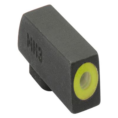 MEPROLIGHT MEPRO Hyper-Bright Fixed tritium Day and Night Front Sight for Taurus G3C, with Extra Bright Phosphorescent Yellow Green Colored Ring and Green tritium dot dot