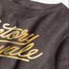 FORTNITE Victory Script Logo Boy's Heather Crew Tee view 2