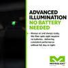 Meprolight Mepro FT Green Bullseye Front Sight - Fiber-Optic Day/Night Sight, Tritium Powered Pistol Optic, No Battery Required, Fits Most Holsters, Glock view 3