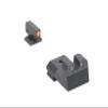 MEPRO Hyper-Bright tritium Night Sights Compatible with Kimber 1911 SUP, Green tritium, Orange Colored Front Ring, U-Notch Rear by Meprolight view 1