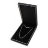 CuteBox Elegant Matte Black Necklace Box with Reversible Insert view 1