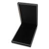 CuteBox Elegant Matte Black Necklace Box with Reversible Insert view 2
