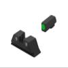 MEPRO Hyper-Bright tritium Night Sights Compatible with Taurus G3C, Green tritium, Extra Bright Green Colored Front Ring, U-Notch Rear by Meprolight view 2