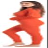 Just Love Women's Thermal Underwear Pajamas Set 95862-ORANGE-2X view 2