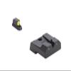 Meprolight Hyper-Bright CZ P10 Pistol Sight Set, Yellow Ring/Green, Fixed, Handgun Accessory (0477863121) view 1