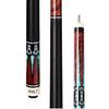 Bolt High Performance Maximum Control Pool Stick 2 Piece Maple 19 20 or 21 oz Pool Cue for Home Bar Pub Billiard Hall XTC Fiber (Maple/Brown Overlaid Abalone Points, 21) view 2
