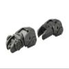 Meprolight MEPRO FRBS- FLIP Backup Sights 2 DOT Rear/Orange Hyper Bright Front - Black (Picatinny Rail) view 3