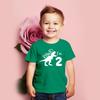 2nd Birthday Shirt boy Dinosaur rawr im 2 Toddler Two Year Old Second Dino Outfit (Green, 2 Years) view 2