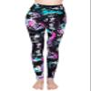 ALWAYS High Waisted Leggings for Women - Premium Buttery Soft Yoga Workout Stretch Tie Dye Print Pants Plus Size view 1