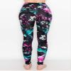ALWAYS High Waisted Leggings for Women - Premium Buttery Soft Yoga Workout Stretch Tie Dye Print Pants Plus Size view 4
