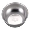 Captain Stag UW-2027 Stainless Steel Tableware, Plate, Tableware, Camping Ball, Outer Diameter 6.1 x Height 1.8 inches (15.5 x 4.5 cm), Made in Japan, Silver view 1