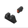 MEPRO Hyper-Bright tritium Night Sights Compatible with Taurus G3C, Green tritium, Orange Colored Front Ring, U-Notch Rear by Meprolight view 2