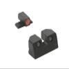 Meprolight Hyper-Bright FN 509 Pistol Sight Set, Fixed Orange Ring/Green Dot, Tritium Illumination (0408893131) view 1