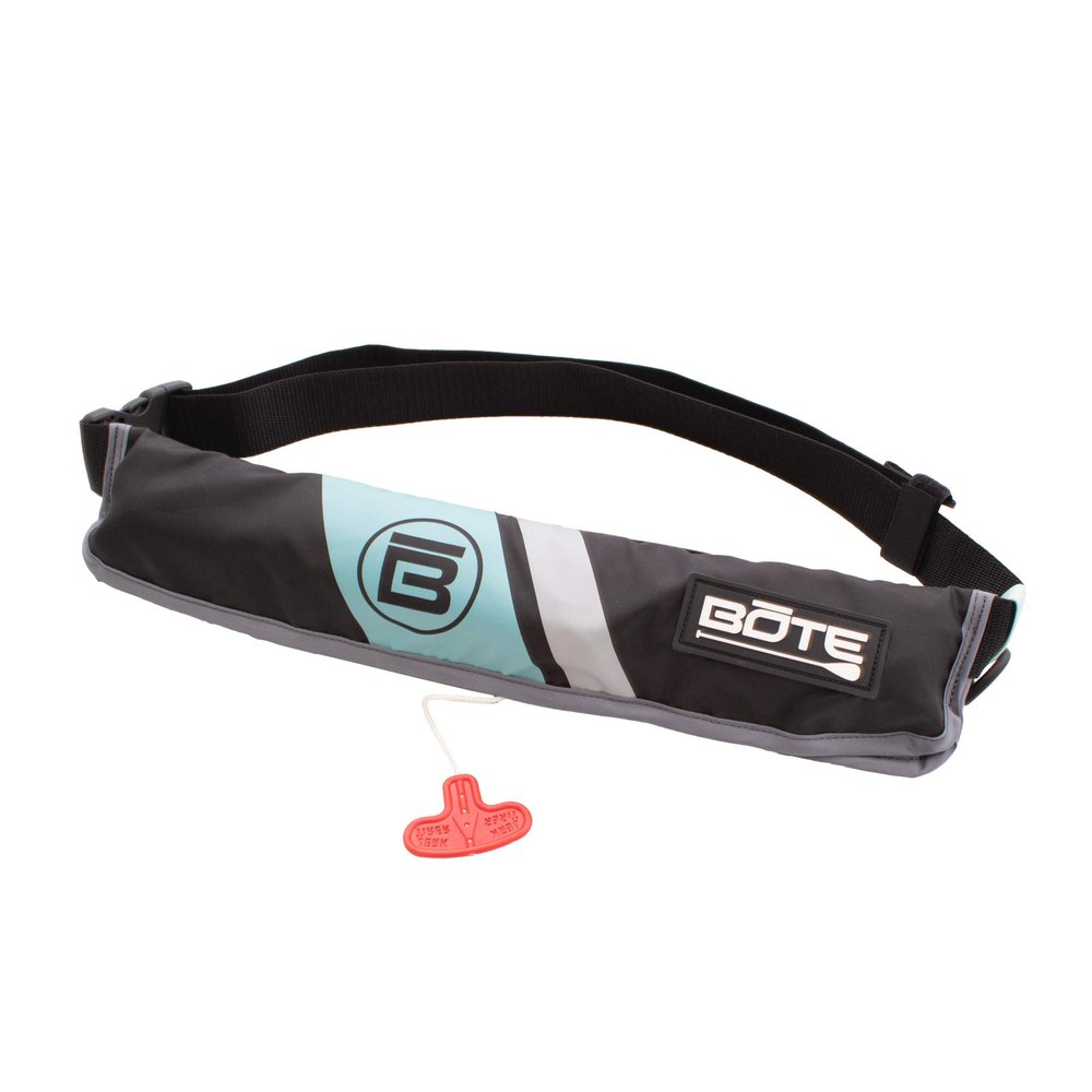 BOTE Life Jacket Manual Inflatable Mechanism Teen to Adult Life Vest Belt Pack Inflatable PFD Waist US Coast Guard Approved CO2 Included Unisex Belt Pack Adjustable