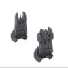 Meprolight MEPRO Fubs- FLIP Backup Sights 2 DOT Rear / 1 DOT Front - Black Body (Picatinny Rail) view 1