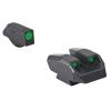 Meprolight Hyper-Bright Tritium Pistol Sight Set Compatible with Kimber K6/DASA Revolver, Fixed Green Ring/Dot Illumination (0412313111) view 1