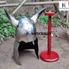 Medieval Viking Helmet, Large, Silver view 4