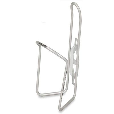 MINOURA AB100-4.5 Bicycle Bottle Cage, Bottle Cage, Bolt-Free, Silver, Reference Weight: 1.3 oz (38 g)