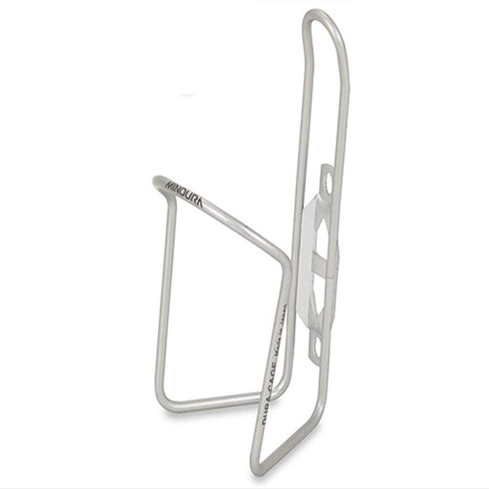 MINOURA AB100-4.5 Bicycle Bottle Cage, Bottle Cage, Bolt-Free, Silver, Reference Weight: 1.3 oz (38 g)