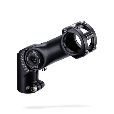 BBB Cycling 120 mm Adjustable Handlebar Stem Direct Mount Stainless Steel Bolts -40 - +60 Angle 6061 T6 Aluminum HighFix OS BHS-35