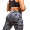 Sweat Shaper Women's Sauna Leggings Compression High Waist Yoga Pants Thermo Sweat Capris (Grey Camo, Medium) view 3