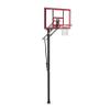 Spalding 44" Shatter-Proof Polycarbonate Pro Glide Lite In-Ground Basketball Hoop